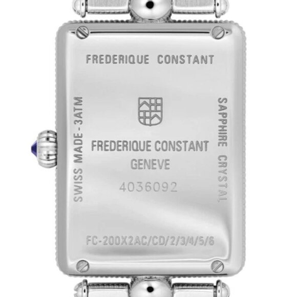 Frederique Constant Women's Classic Quartz Silver Watch 28 MM FC-200MPTAN2AC6B - Picture 5 of 5